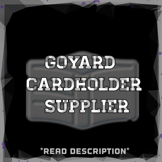 GOYARD CARDHOLDER SUPPLIIER + FULL INSTRUCTIONS