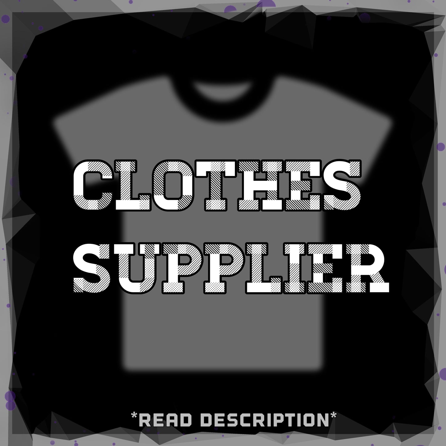CLOTHES SUPPLIER + FULL INSTRUCTIONS